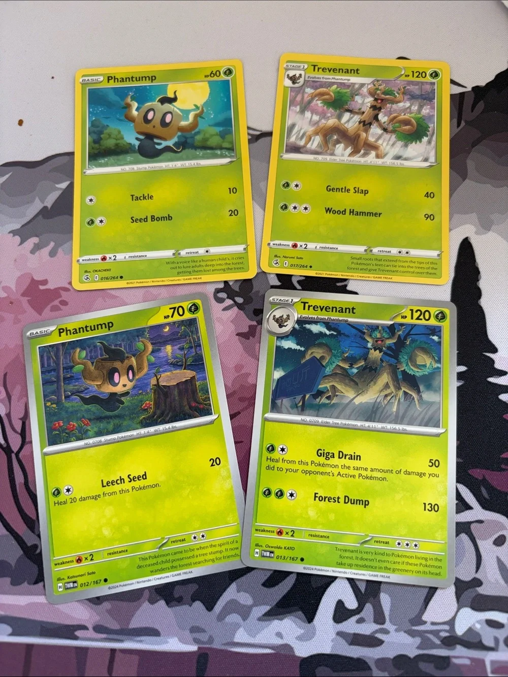 Phantump & Trevenant Evolution Lot | Fusion Strike & Twilight Masquerade | 5/$25